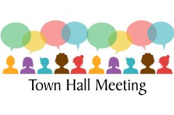 Town Hall Meeting Graphic