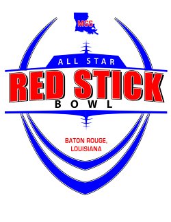 A graphic that says All Star Red Stick Bowl, Baton Rouge, Louisiana