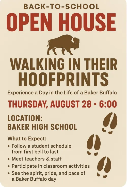 BHS: BACK-TO-SCHOOL OPEN HOUSE