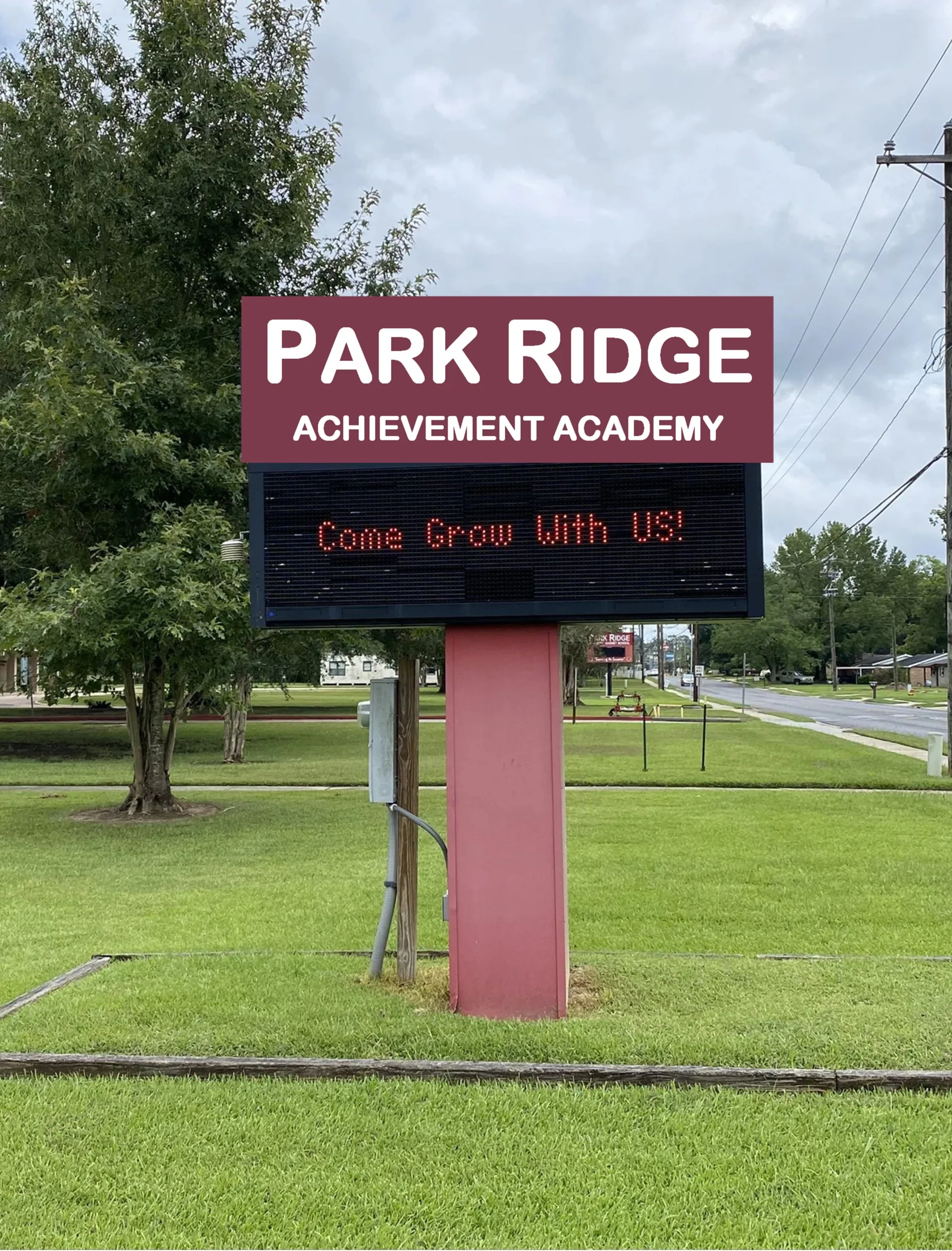 BHES welcome sign